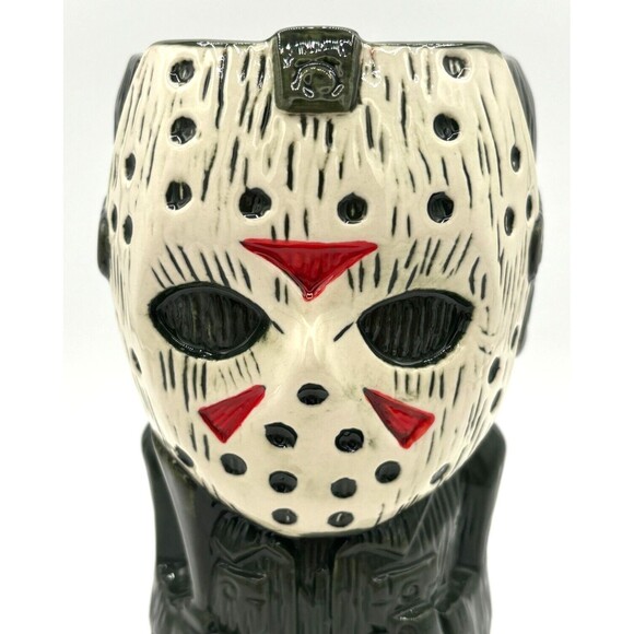 Geeki Tikis Friday The 13th Jason Voorhees Ceramic Tiki Mug Holds 26 Ounces NNB - Picture 8 of 14